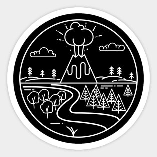 Volcanic Eruptions Sticker